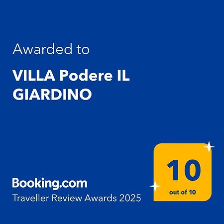 Villa Podere Il Giardino Castiglion Fiorentino Exterior photo